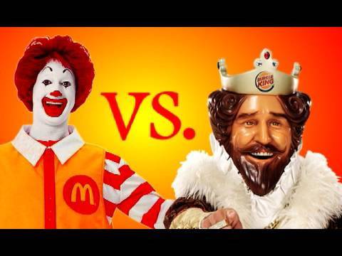 Ronald McDonald VS. The Burger King
