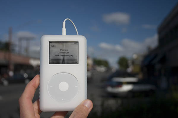 An iPod on the Seattle ferry
